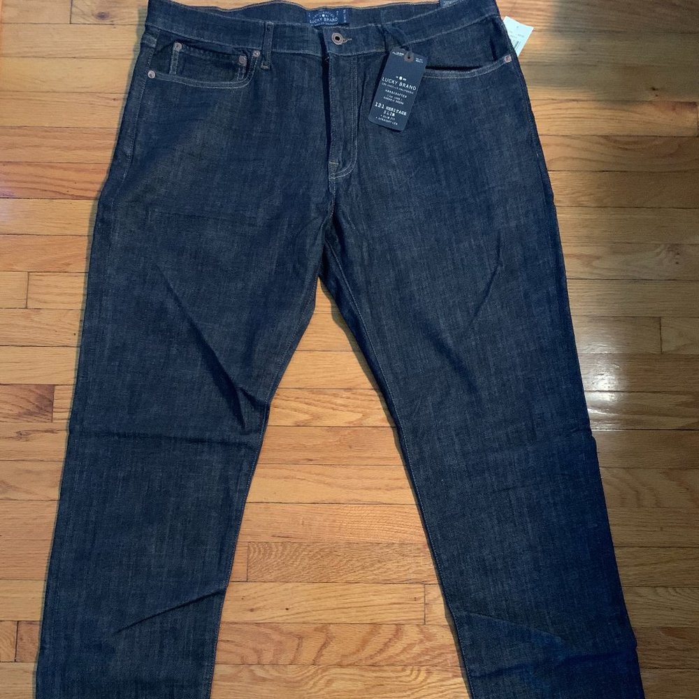 NWT Men's Lucky Brand 121 Heritage Slim Fit Straight Leg Jeans